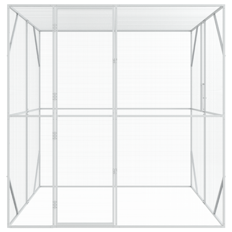 Vogelhaus Anthrazit 209x202x214 cm Stahl