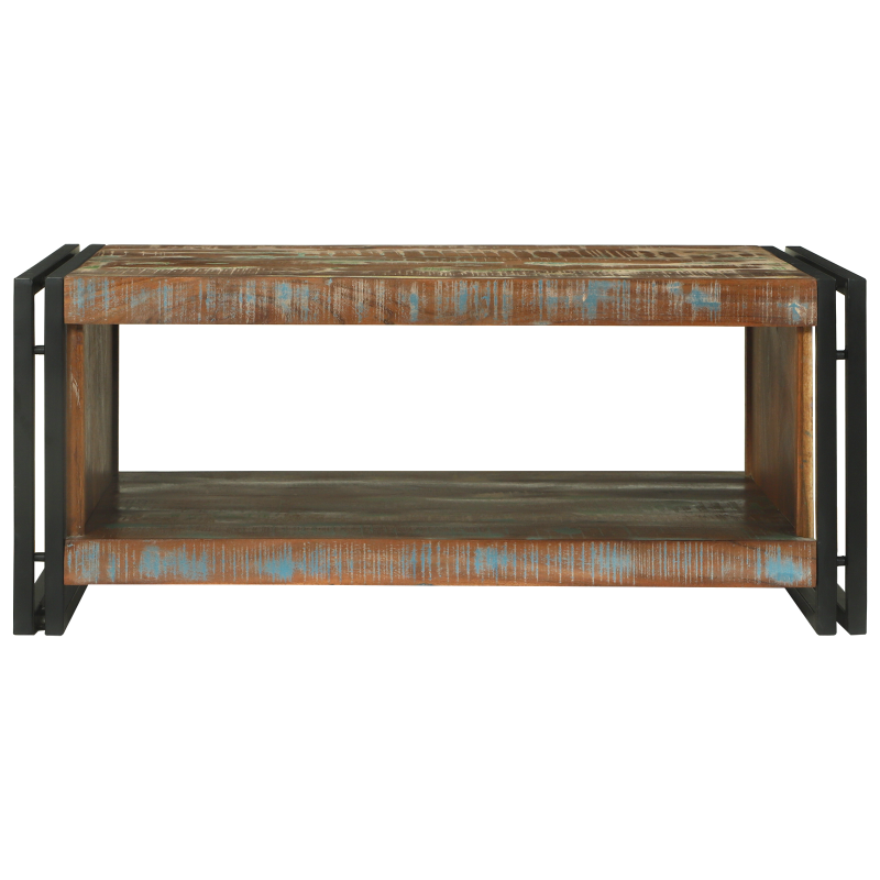 Couchtisch 90x50x38 cm Massivholz Altholz