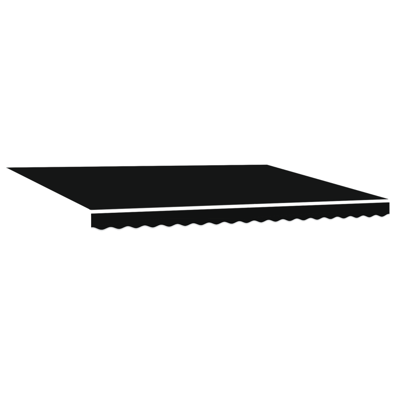 Automatische Einziehbare Markise mit LED Hellgrau 600x300 cm