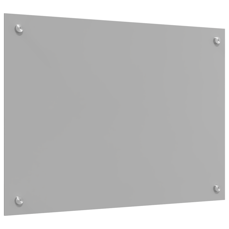 Küchenrückwand in Lichtgrau 70x50x0,6 cm aus Sicherheitsglas