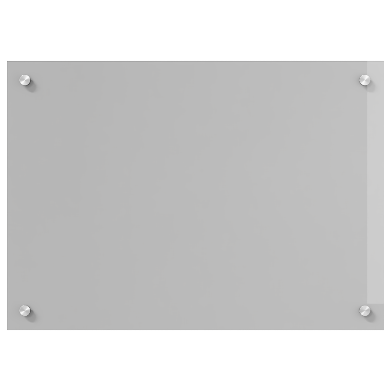 Küchenrückwand in Lichtgrau 70x50x0,6 cm aus Sicherheitsglas