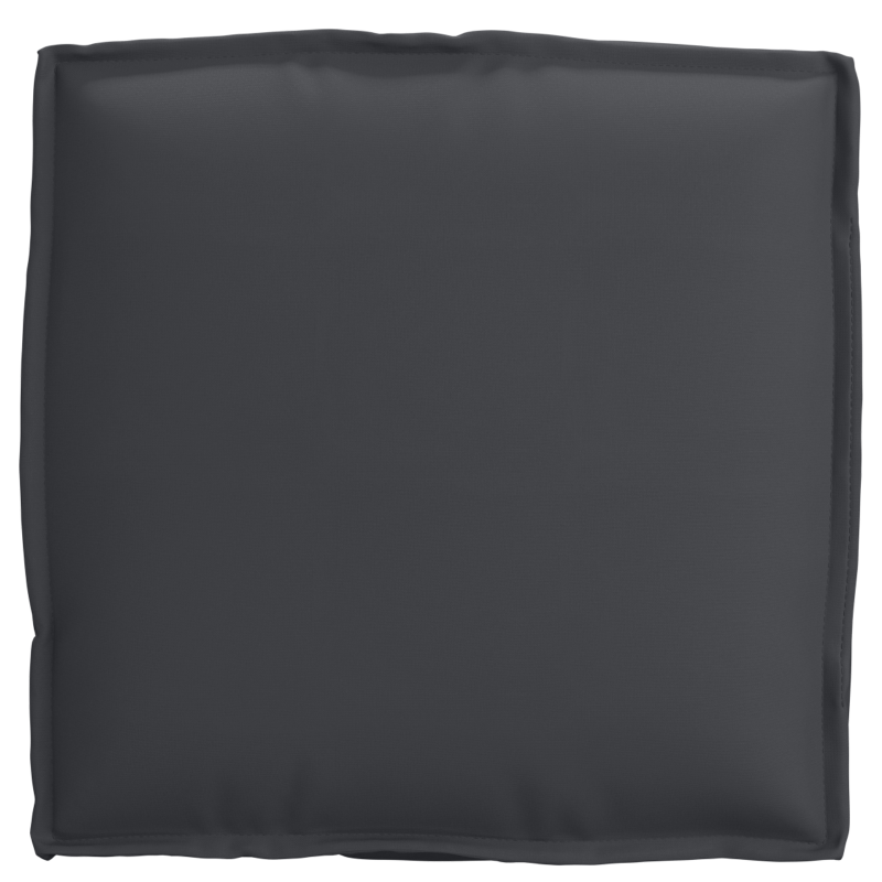 Pallet-Kissen für Sitz 4 Stück Schwarz 40x40x8 cm Oxford-Stoff