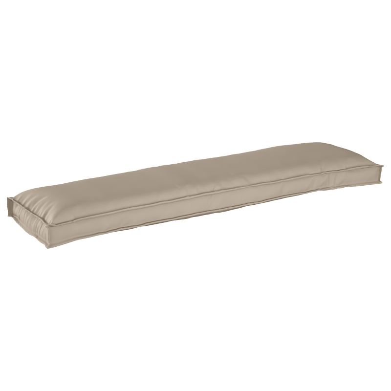 Palettenkissen für Bank 2 Teile Taupe 150x40x8 cm Oxford-Stoff