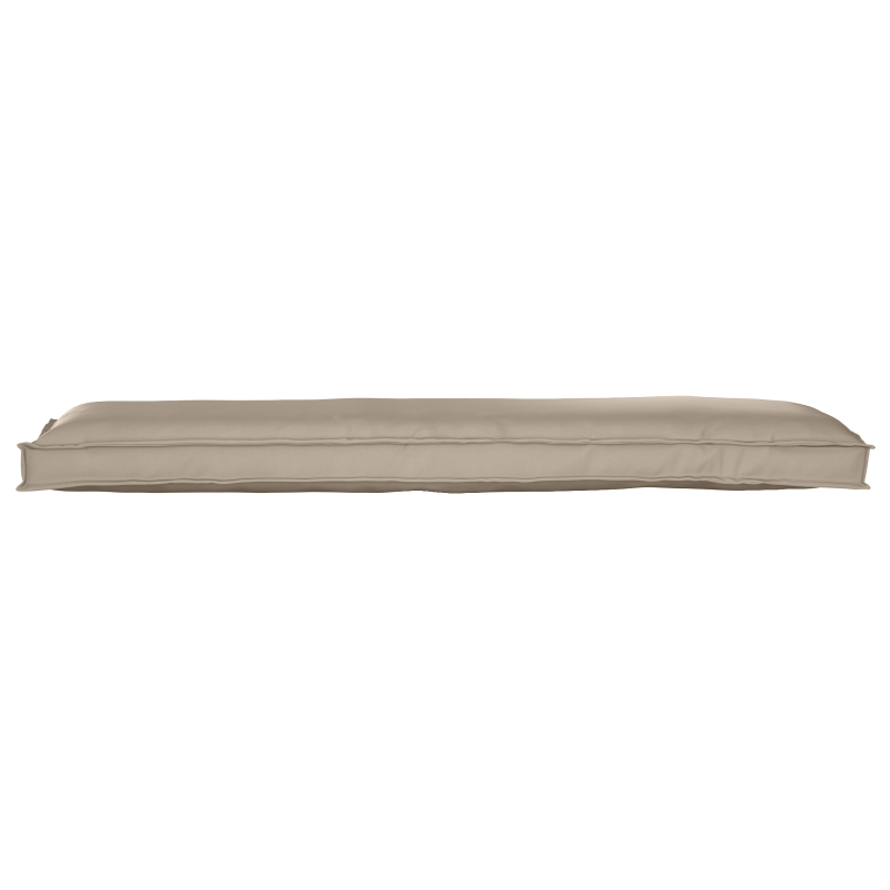Palettenkissen für Bank 2 Teile Taupe 150x40x8 cm Oxford-Stoff