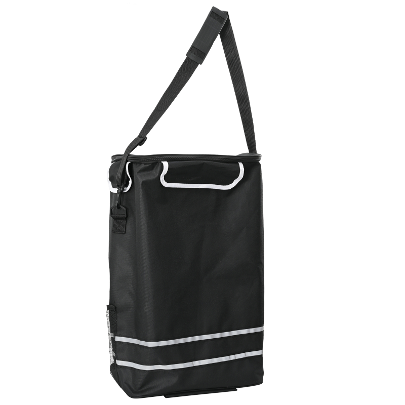 Einkaufswagen mit Treppensteiger Schwarz 40 L