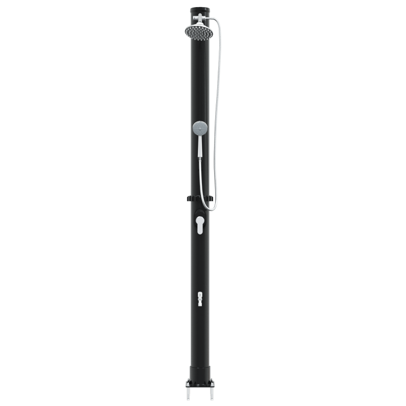 Außendusche mit Handbrause 217 cm 20 L
