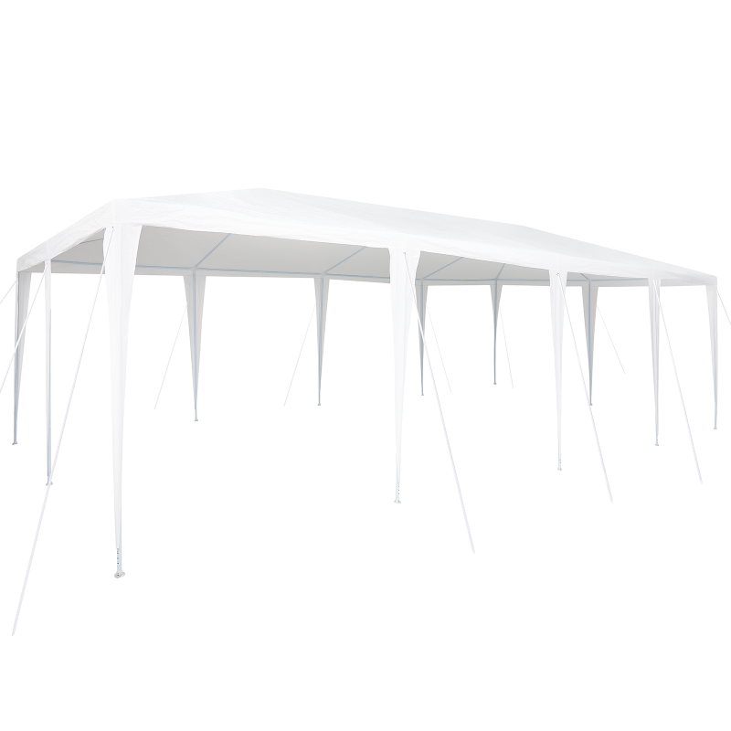 Partyzelt Weiß 8x4 m PE