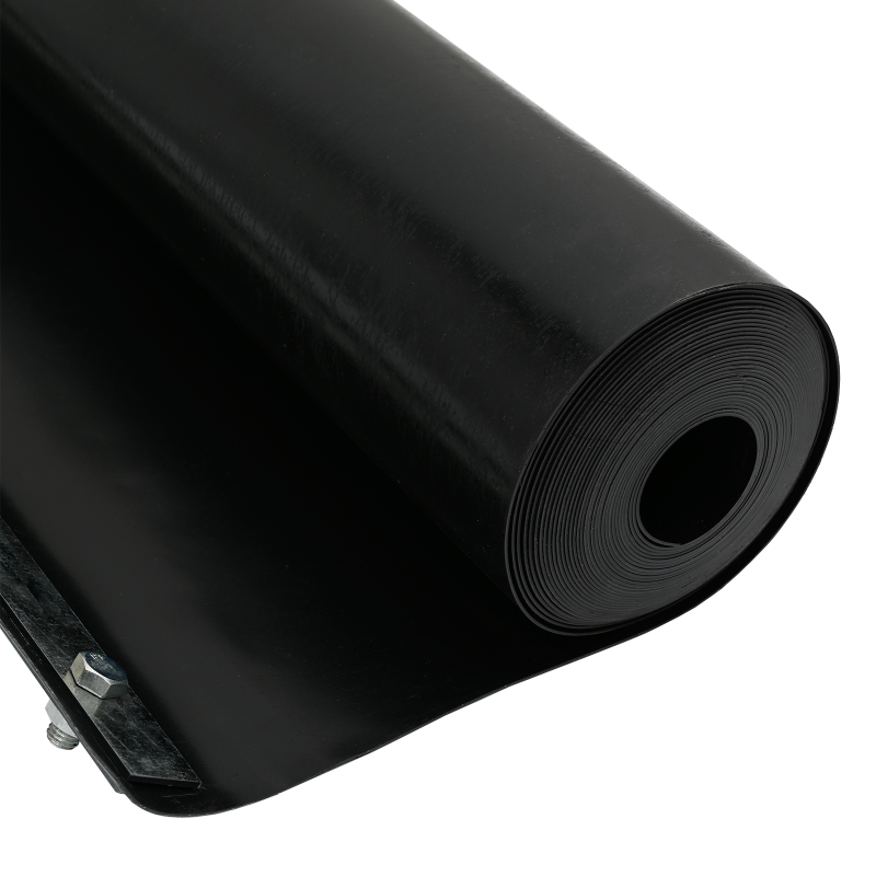 Wurzelsperre mit Verbindungsschienen Schwarz 0,7x5 m 1,5 mm HDPE
