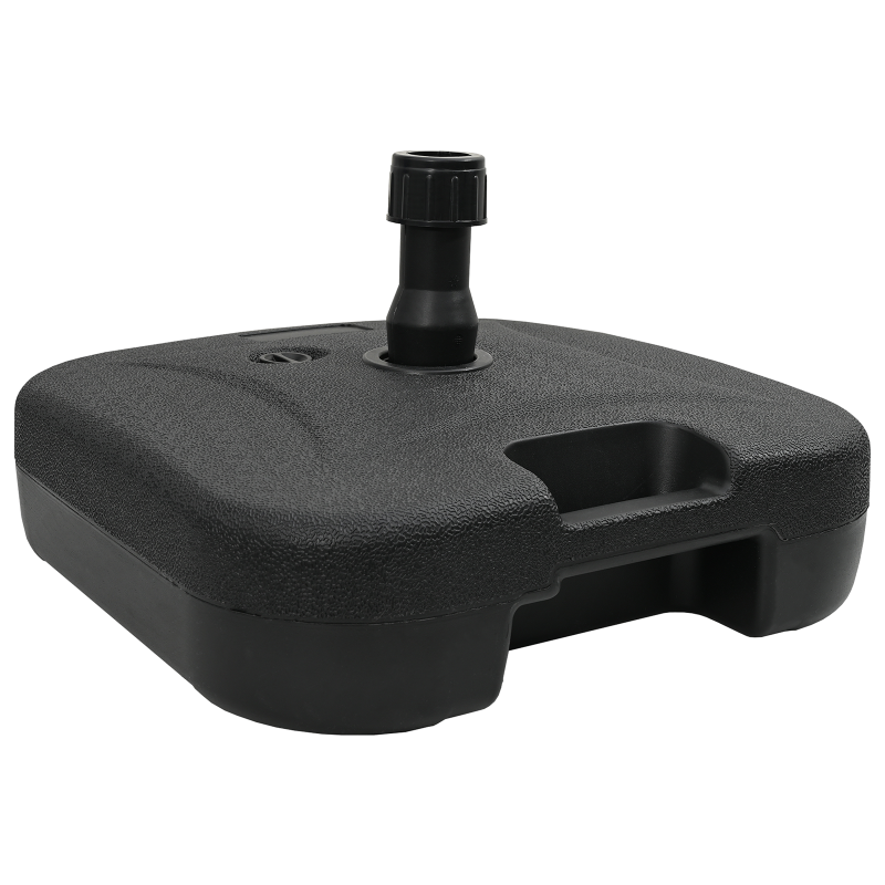 Sonnenschirmständer für draußen, 28 kg Sand oder 24 L Wasser