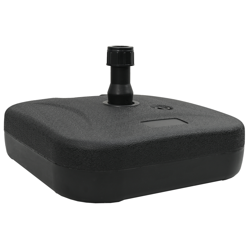 Sonnenschirmständer für draußen, 28 kg Sand oder 24 L Wasser