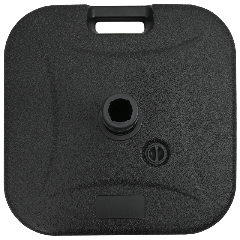 Sonnenschirmständer für draußen, 28 kg Sand oder 24 L Wasser