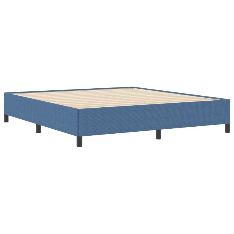 Bettgestell Blau 180x200 cm Cord-Stoff