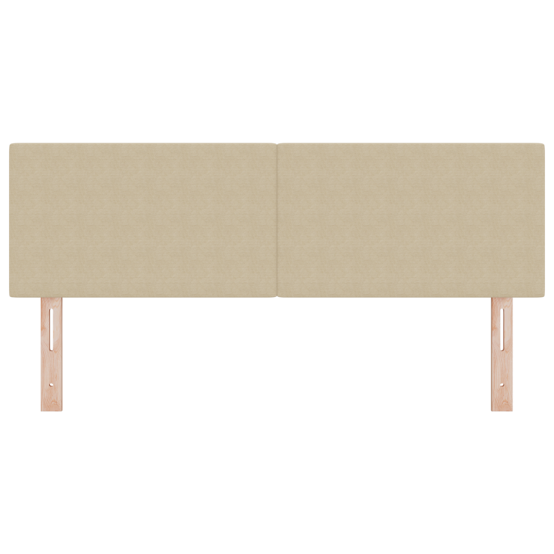 Kopfteil Schlichtes Design Lichtgrün Grau 140 cm Cordstoff