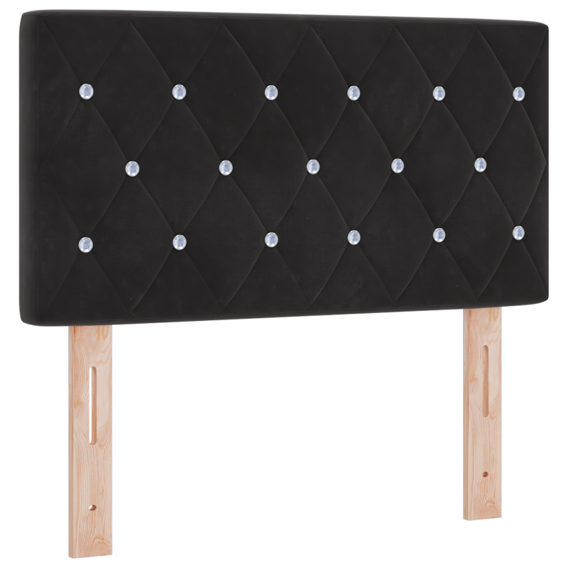 Boxspringbett mit Matratze Hellgrau 200x200 cm Stoff
