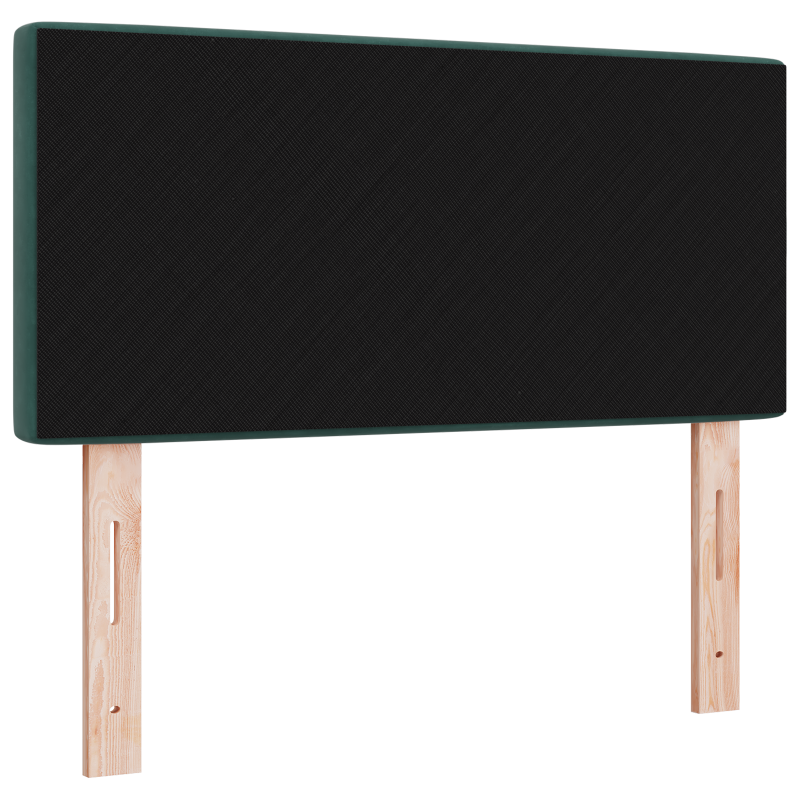 Boxspringbett mit Matratze Dunkelgrau 120x200 cm Samt