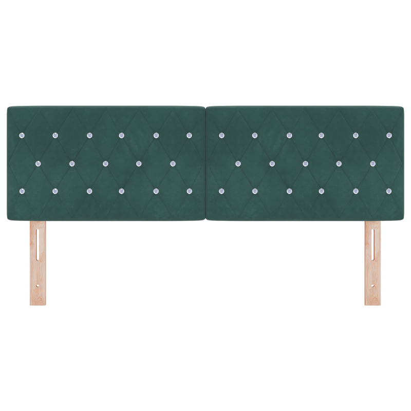 Boxspringbett mit Matratze Dunkelgrau 80x200 cm Samt