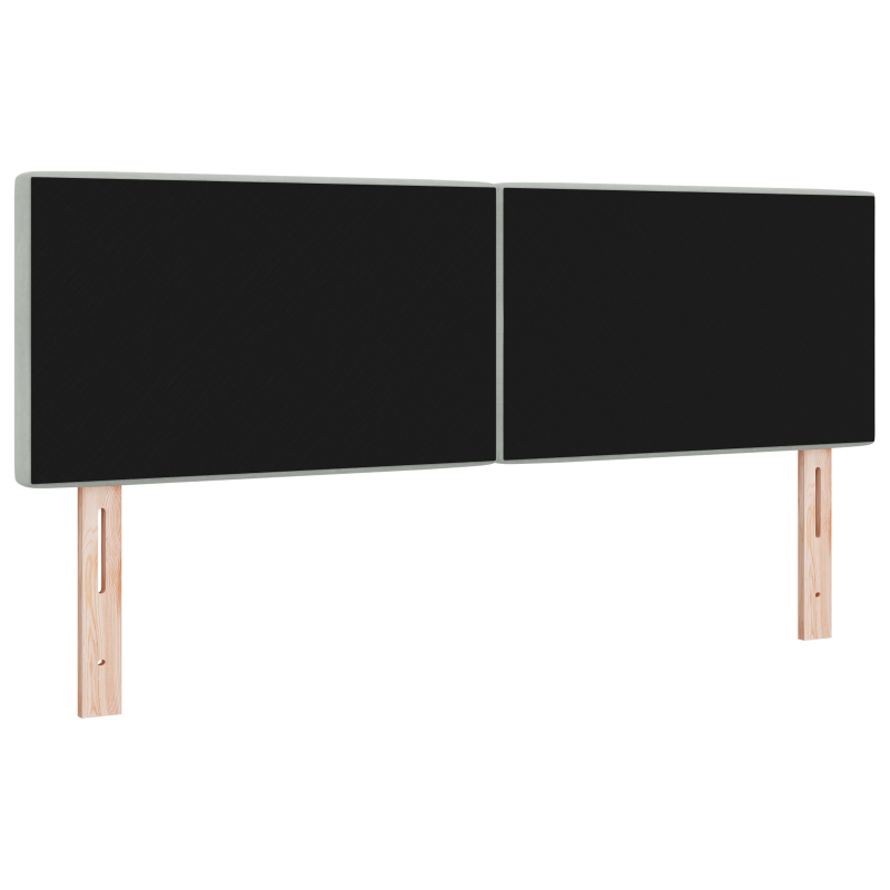Boxspringbett mit Matratze Blau Einzelstoff