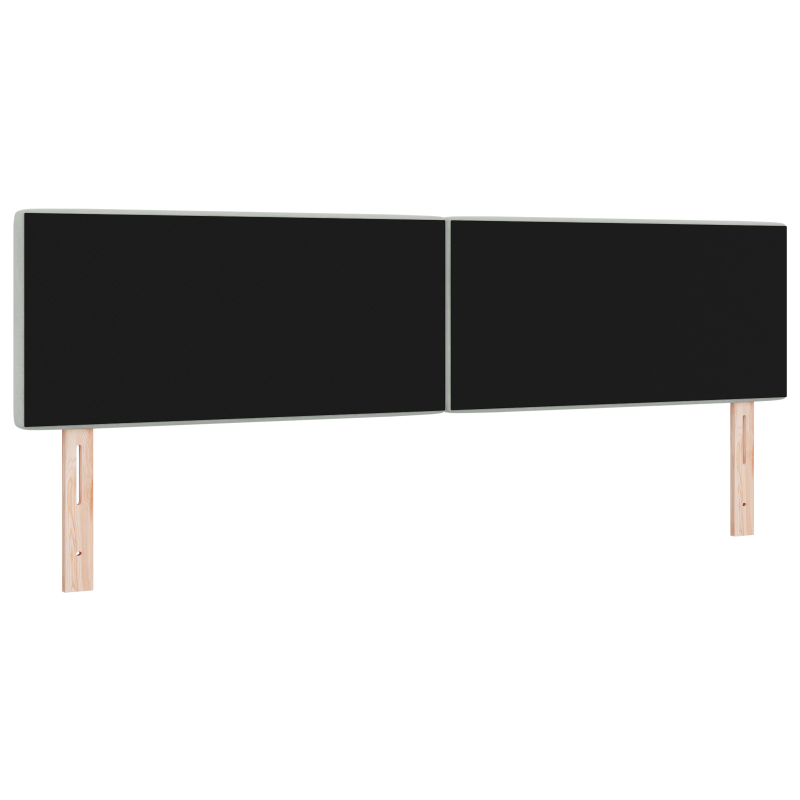 Boxspringbett mit Matratze Taupe 90x200 cm Stoff