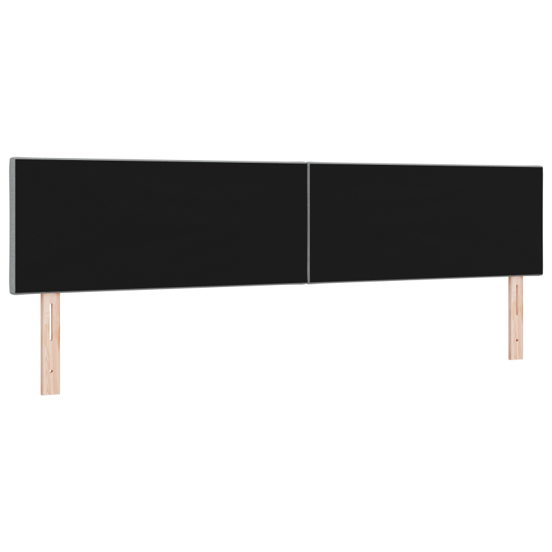 Boxspringbett mit Matratze & Bank Dunkelgrau 80x200 cm Samt