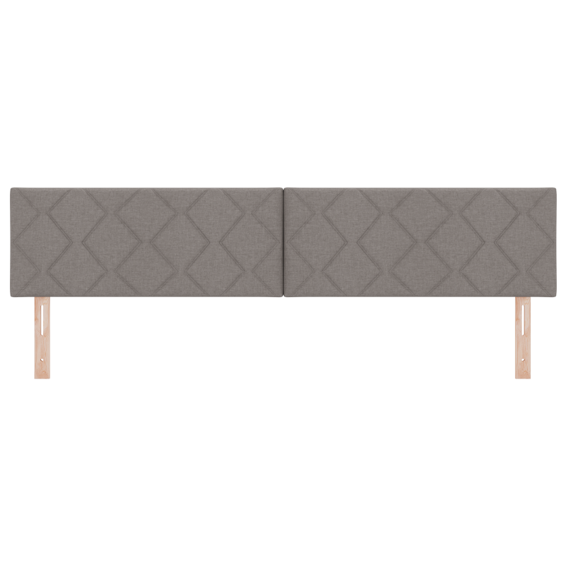 Bettgestell in Creme, 80x200 cm, Stoff