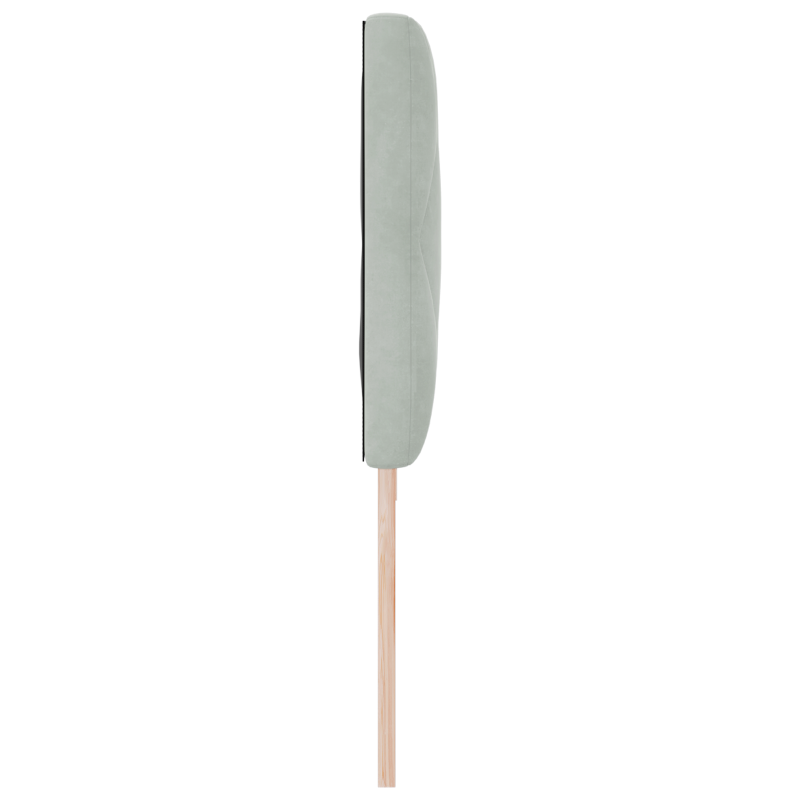 Taupe Stoffbettgestell 90x200 cm