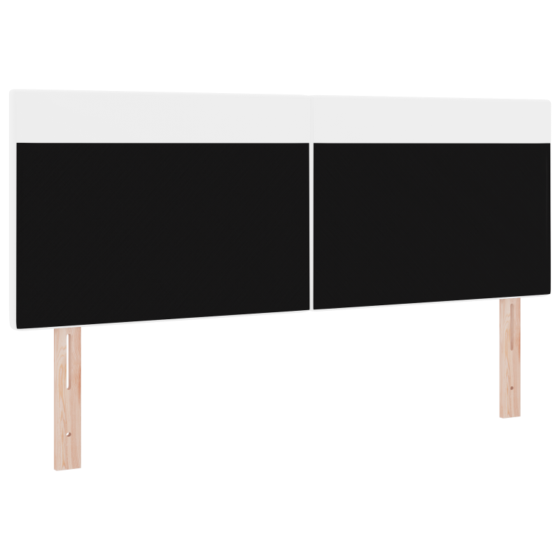 Kopfteil Einfaches Design Reinweiß 140 cm Kunstleder