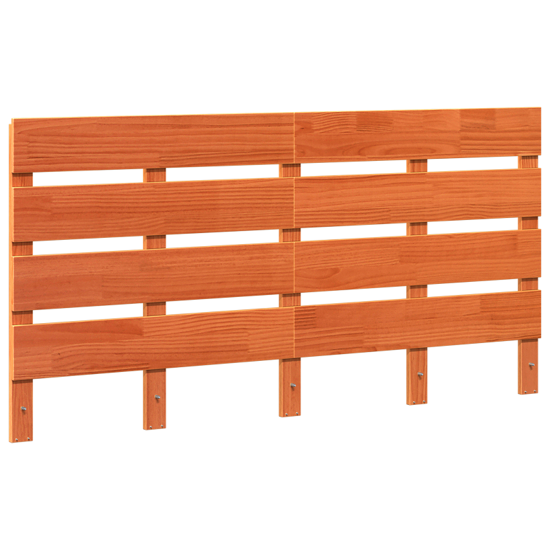 Kopfteil Wax Braun 140 cm Massivholz Kiefer
