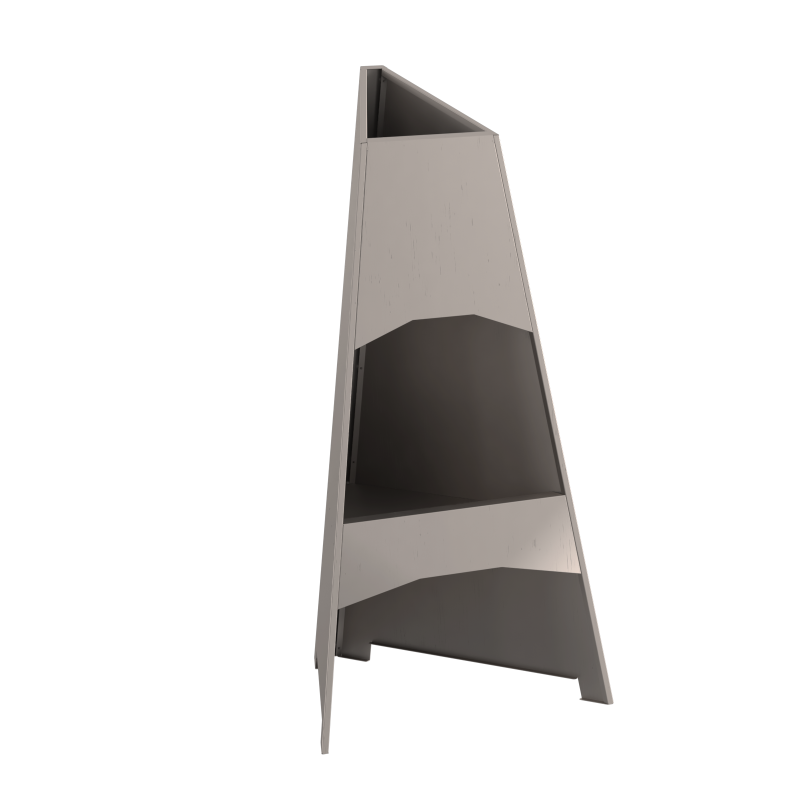 Feuerstelle Pyramid 50x45x95 cm Wetterfestes Stahl