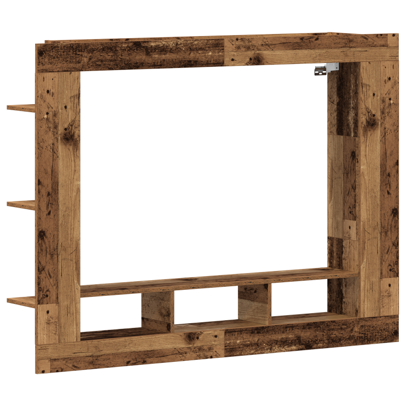 TV-Schrank Wandmontiert Altes Holz 152x22x113 cm