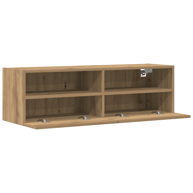 TV-Wandregal Artisan Eiche 100x30x30 cm Holzwerkstoff