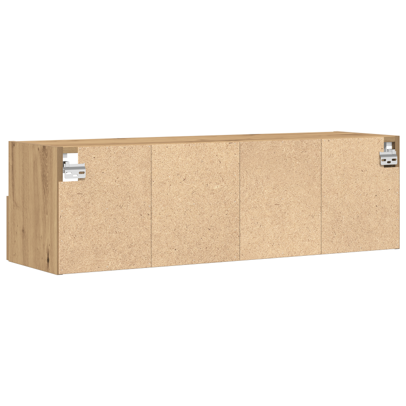 TV-Wandregal Artisan Eiche 100x30x30 cm Holzwerkstoff