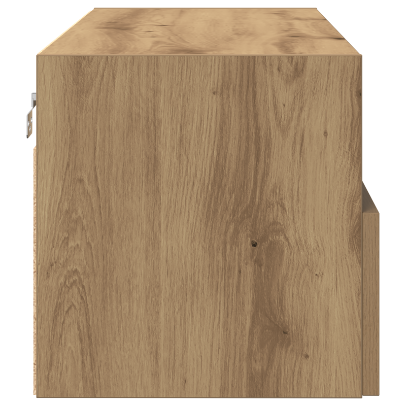 TV-Wandregal Artisan Eiche 100x30x30 cm Holzwerkstoff