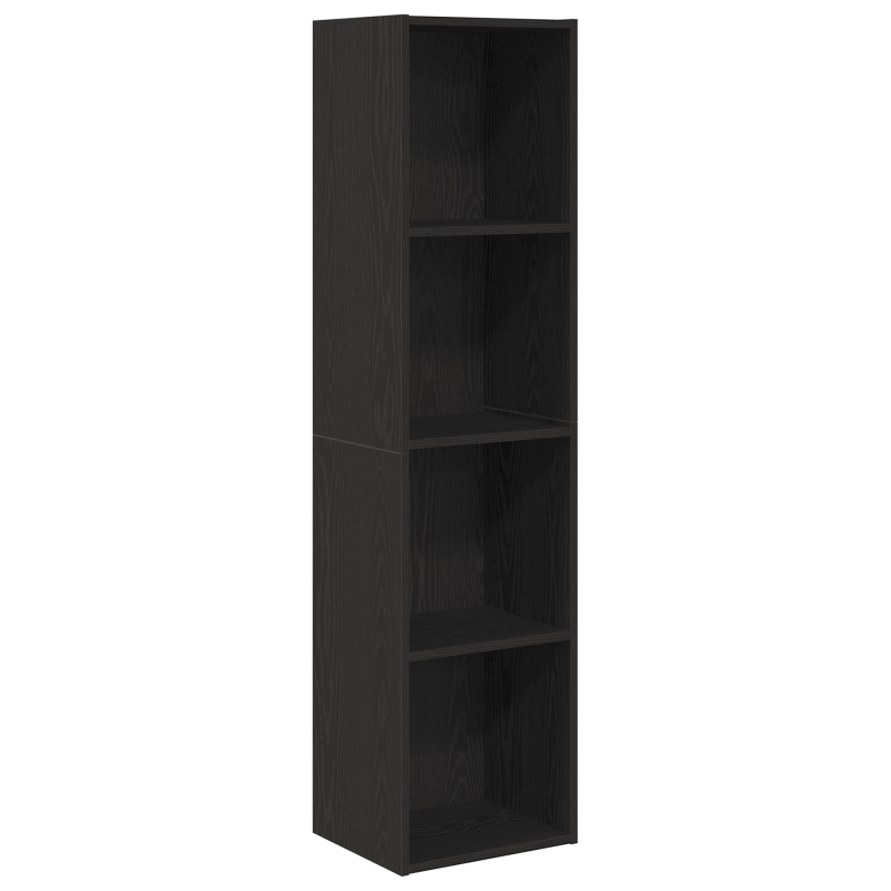 Bücherregal/Fernsehschrank Schwarze Eiche 36x30x143 cm