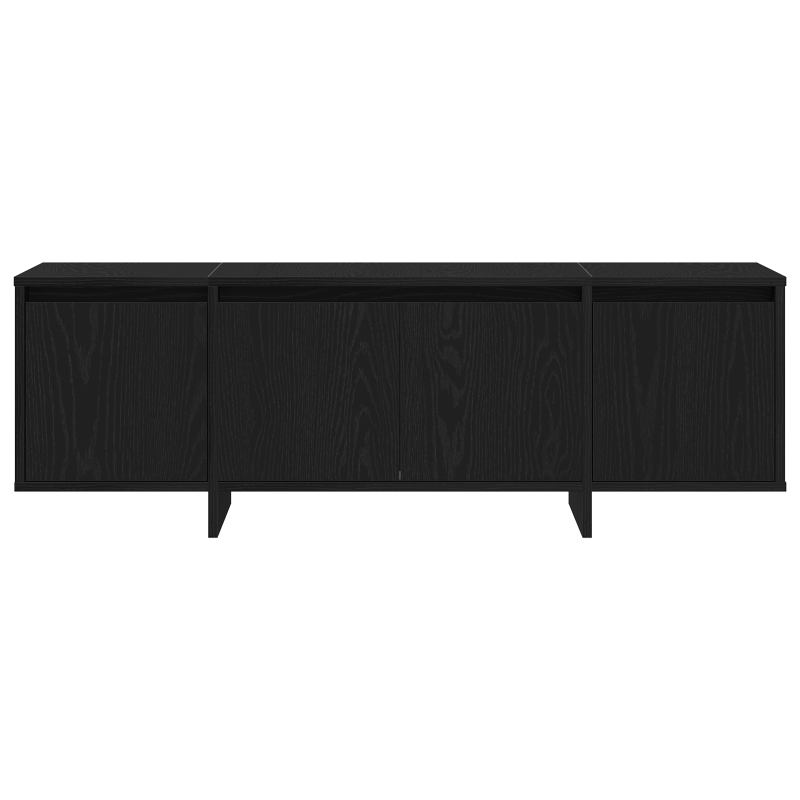 TV-Schrank Schwarz Eiche 120x30x40,5 cm Holzwerkstoff