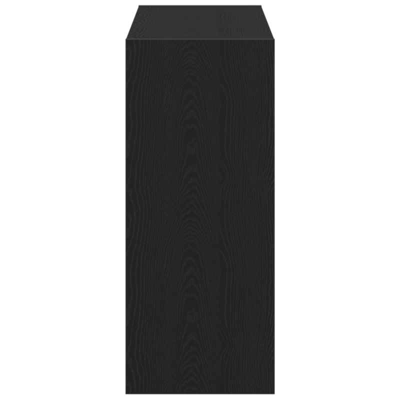 Schwarzer Eichenbuchschrank - 80x30x72 cm