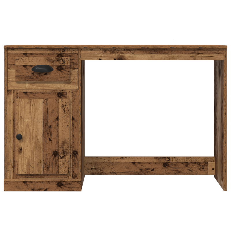 Schreibtisch mit Stauraum Altholz 50x115x75 cm Ingenieurbau