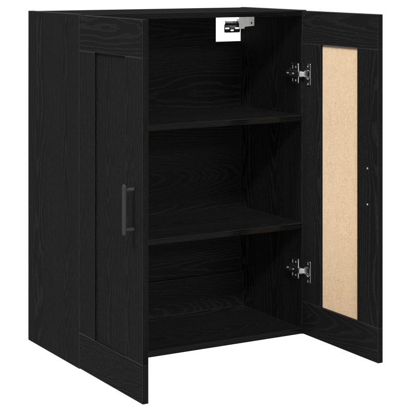 Highboard Schwarze Eiche 69,5x34x90 cm Nachbildungsstoff