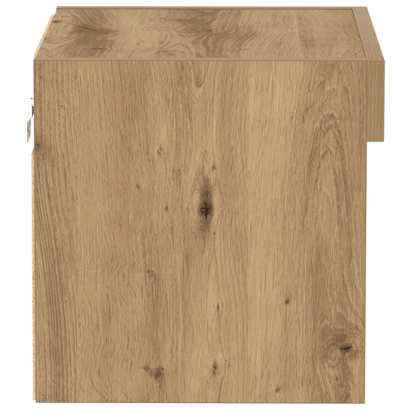 Wandschränke mit LED-Beleuchtung 2 Stk Artisan Eiche 40x30x30 cm