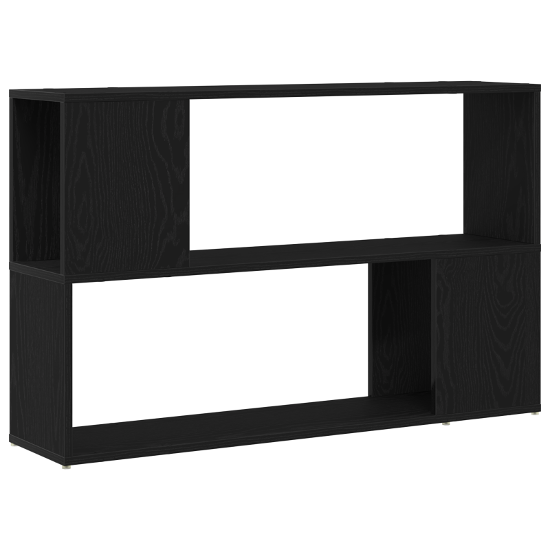 Bücherregal Schwarz Eiche 100x24x63 cm aus Holzwerkstoff