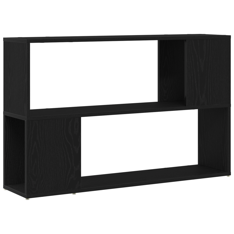 Bücherregal Schwarz Eiche 100x24x63 cm aus Holzwerkstoff