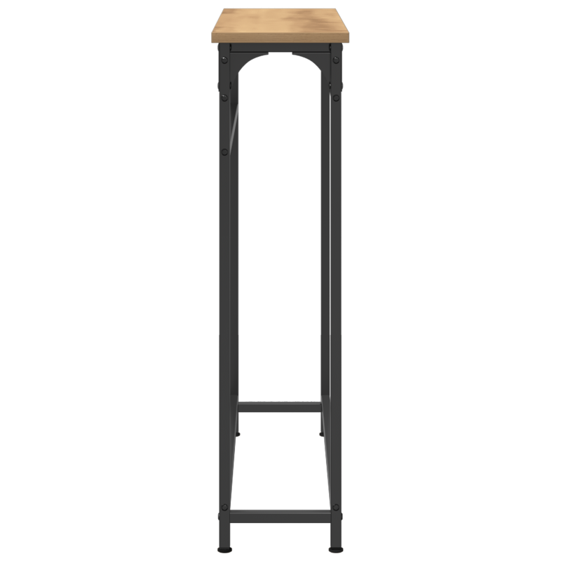 Konsolentisch Artisan Eiche 75x19,5x75 cm aus Holzwerkstoff und Stahl