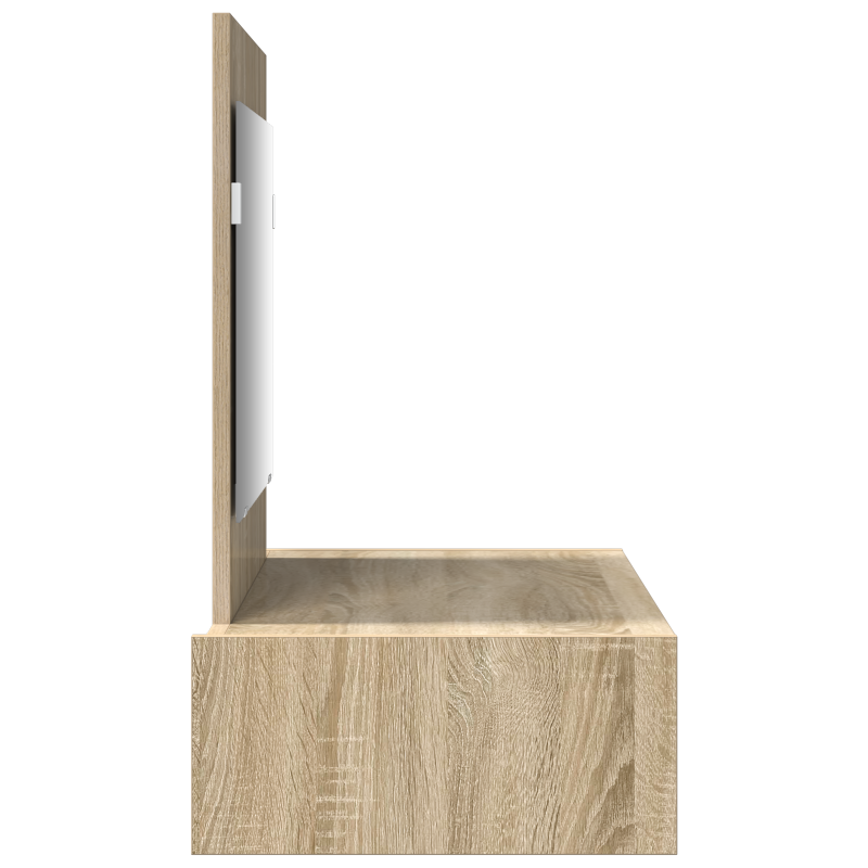 Wand-Schminktisch Sonoma Eiche 83x40x70 cm