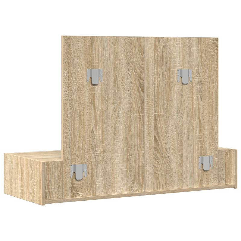 Wandhängender Schminktisch Sonoma Eiche 100x40x70 cm