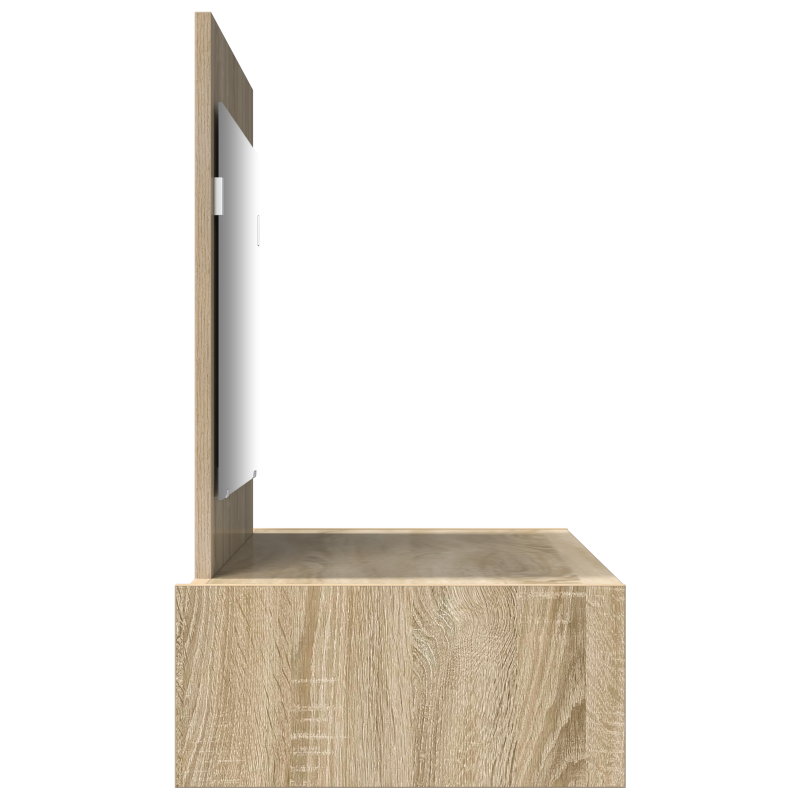Wandhängender Schminktisch Sonoma Eiche 100x40x70 cm