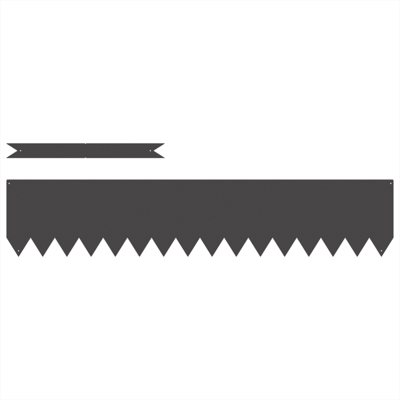 Rasenbegrenzungen 30 Stk Schwarz 100x0.5x20 cm Stahl