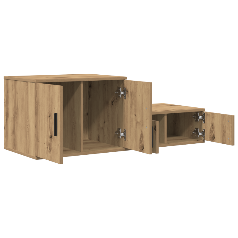 Aufbewahrungsschrank Artisan Eiche 118x41x40 cm Holzwerkstoff