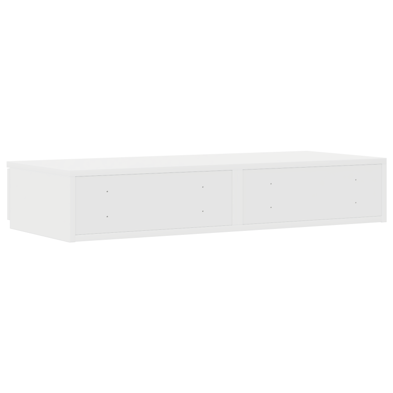 Bett-Schubladen Weiß 100x36,5x16,5 cm aus Holzwerkstoff