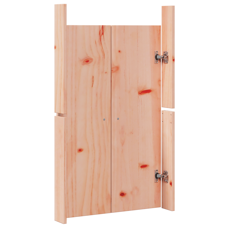Außenküchentüren 2 Stück 50x9x82 cm Massivholz Douglasie