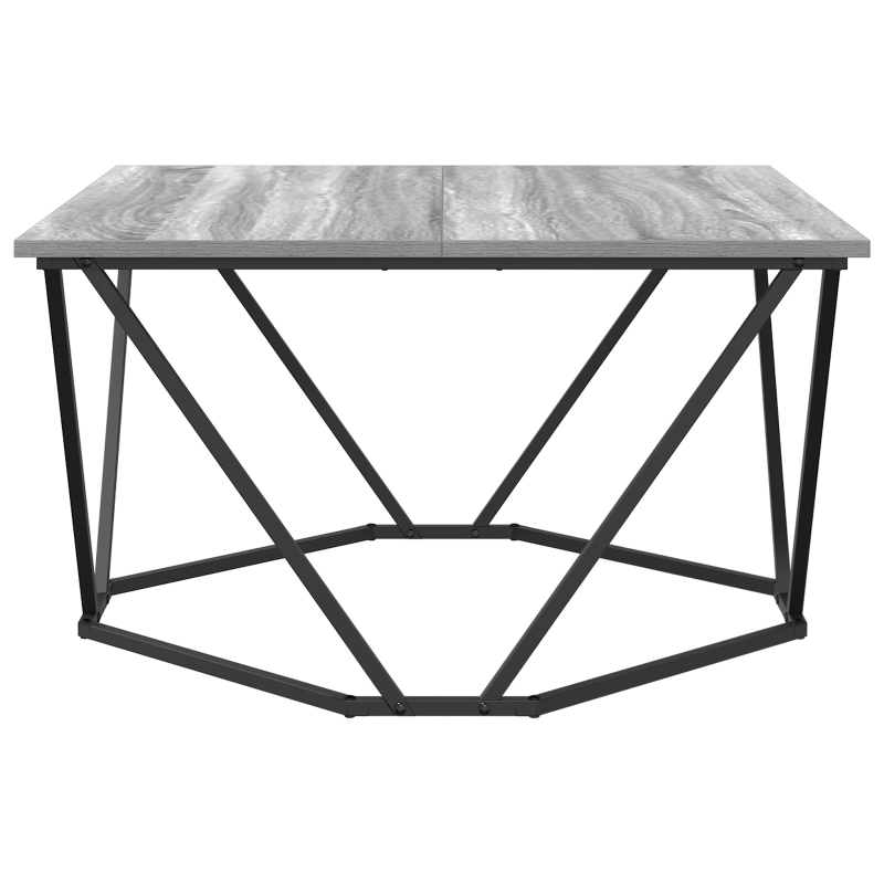 Couchtisch Grau Sonoma 80x80x45 cm Holzwerkstoff