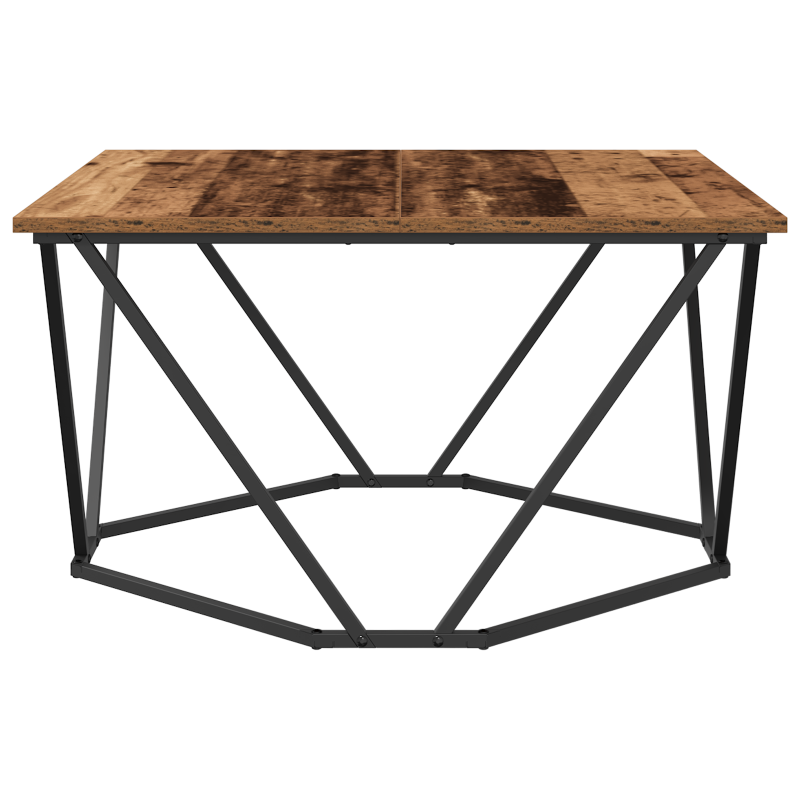Couchtisch Altholz 80x80x45 cm Engineered Wood